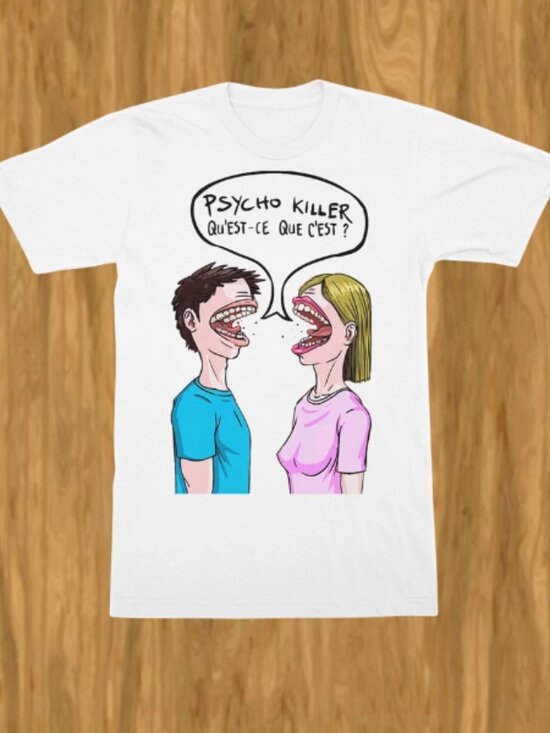 Gildan Other - Talking Heads Psycho Killer Art T-Shirt